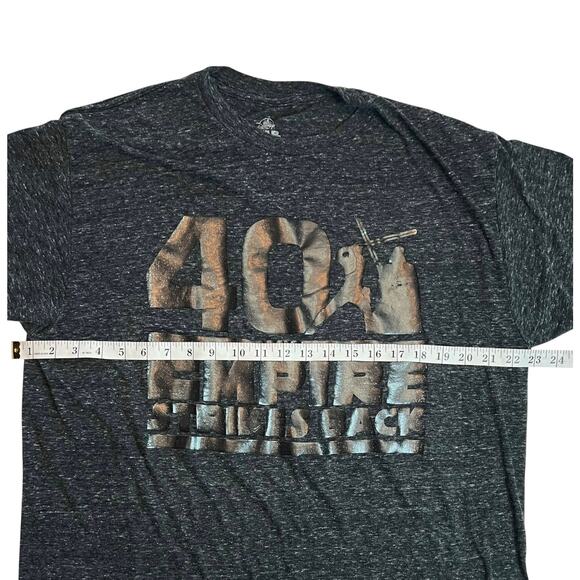 Star Wars Empire Strikes Back 40th Anniversary Tee Shirt XL Disney Heather Gray - Picture 8 of 9